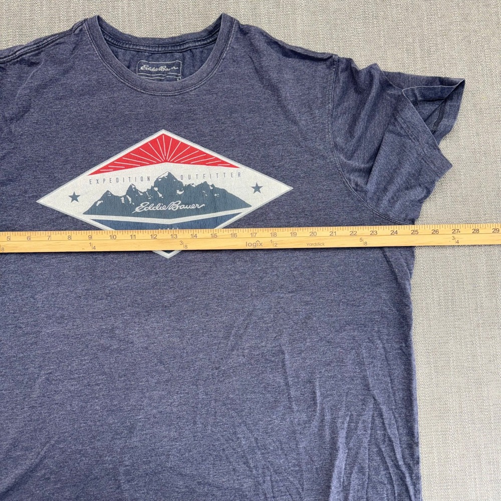 Eddie Bauer Mens XL Mountain Graphic Tee Expedition Outfitters Outdoor Shirt - Picture 6 of 12